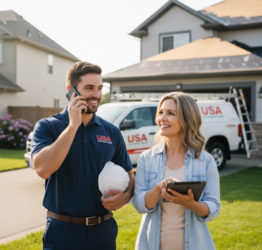 USA Roof Repair Experts customer support in Spruce
